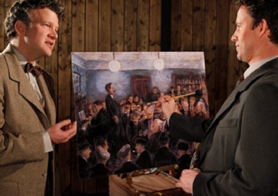 The Pitmen Painters at ACT Theatre in downtown Seattle, Washington. Photo by Chris Bennion.