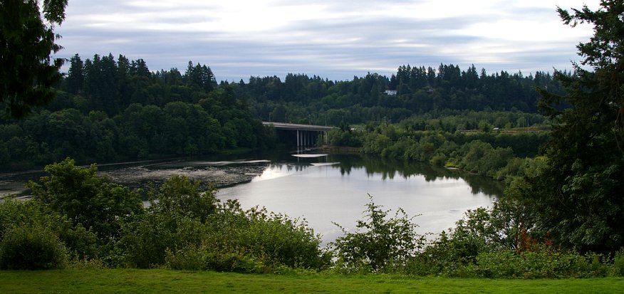 The view from the Red Lion in Olympia, Washington.