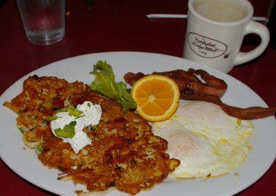 Breakfast in Kent, Washington.