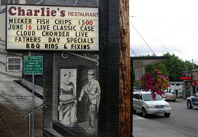 Charlies Restaurant in Puyallup, Washington.